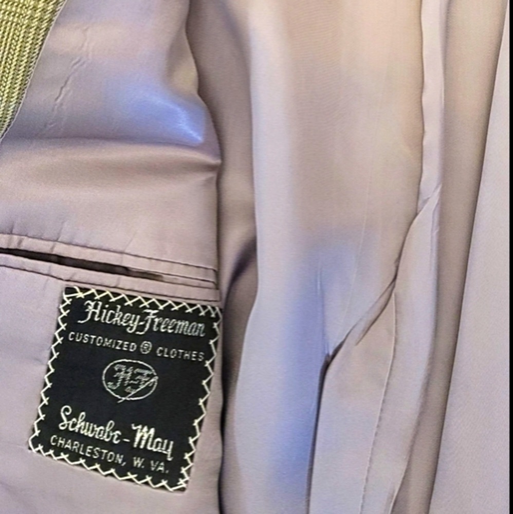 Hickey Freeman Windowpane Suit - Picture 9 of 10